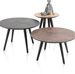 Ronde Salontafels-Henders en Hazel Maze Rond M Salontafel Antraciet