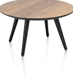Ronde Salontafels-Henders en Hazel Maze Rond S Salontafel Railway Brown