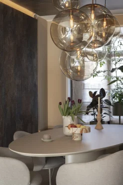 Moderne Hanglampen|Moderne Hanglampen-Trendhopper Medina Hanglamp Antiek Brons, Smoke