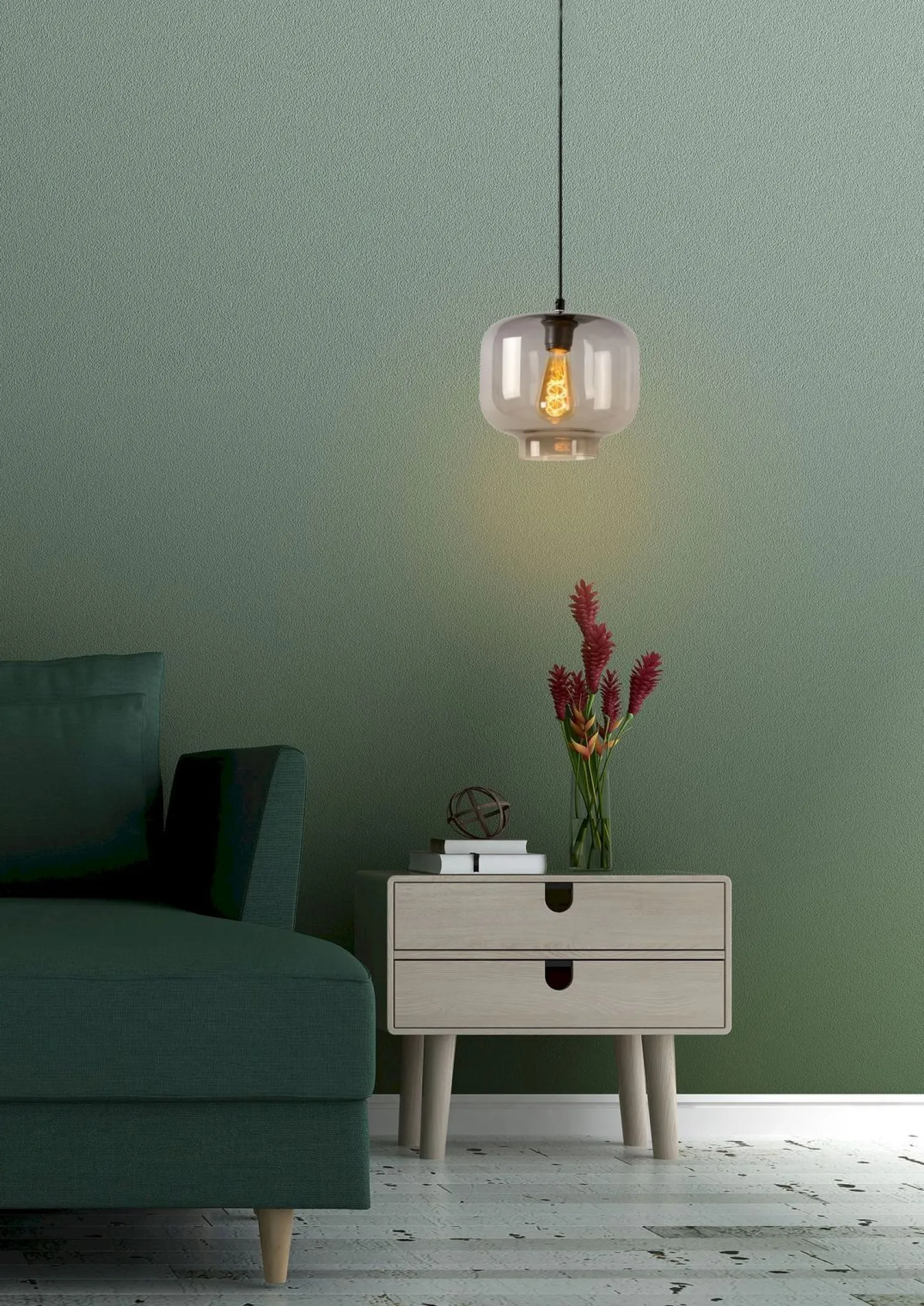 Moderne Hanglampen|Moderne Hanglampen-Lucide Medine Hanglamp Zwart