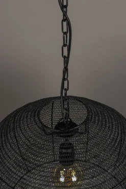 Industriële Hanglampen|Industriële Hanglampen-Dutchbone Meezan M Hanglamp Black