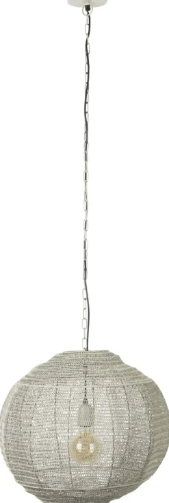 Industriële Hanglampen|Industriële Hanglampen-Dutchbone Meezan M Hanglamp Sand Grey