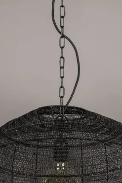 Industriële Hanglampen|Industriële Hanglampen-Dutchbone Meezan XL Hanglamp Black