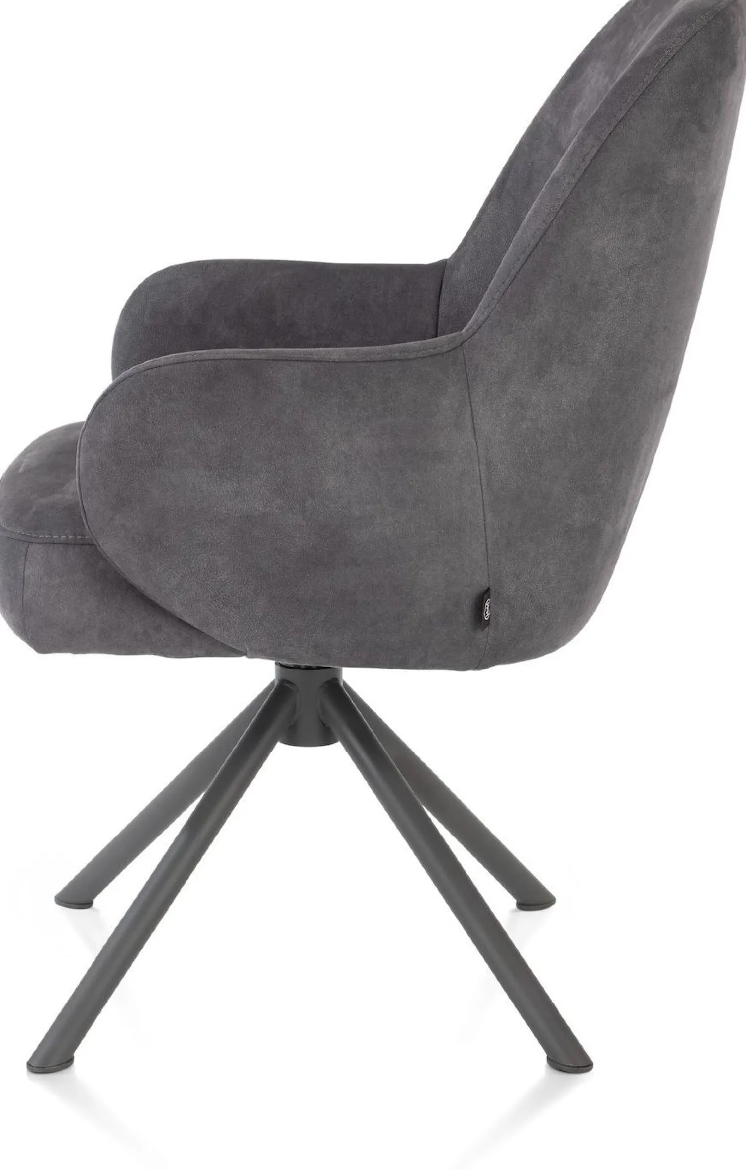 Eetkamerstoelen Met Armleuning-Henders en Hazel Melle Armstoel Antraciet