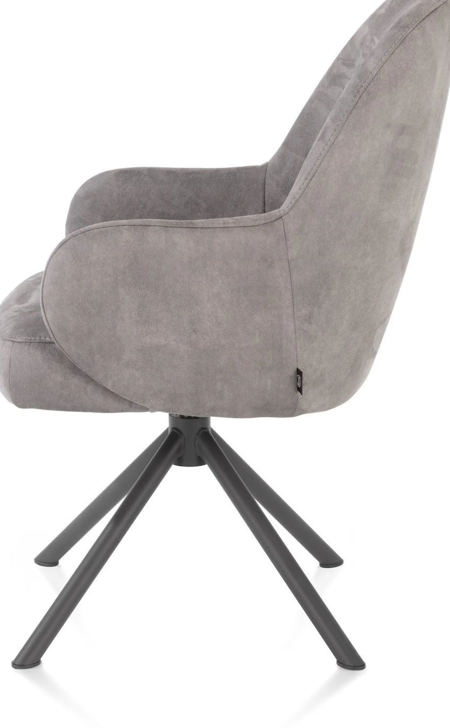 Eetkamerstoelen Met Armleuning-Henders en Hazel Melle Armstoel Charcoal