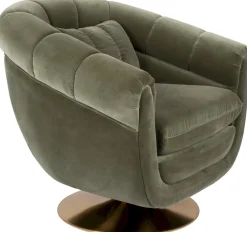 Ronde Fauteuils-Dutchbone Member Fauteuil Olive