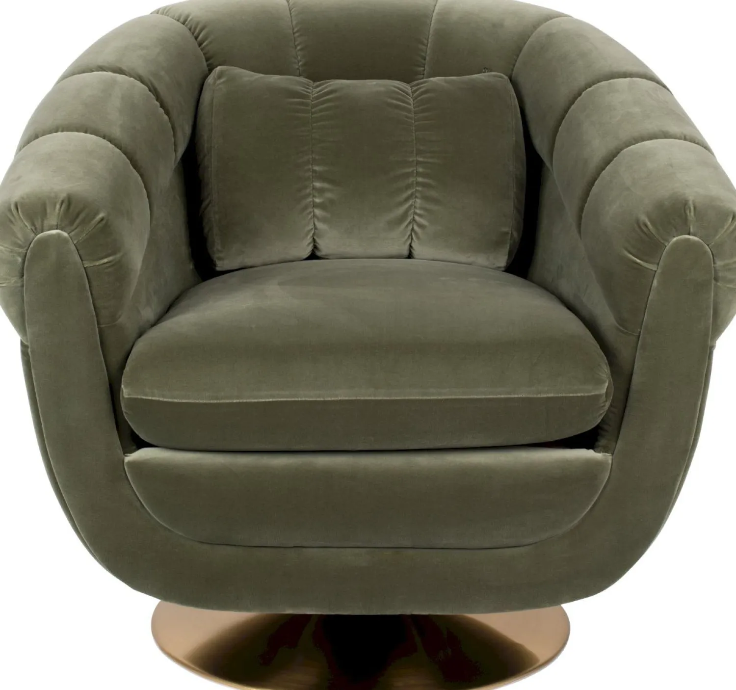 Ronde Fauteuils-Dutchbone Member Fauteuil Olive