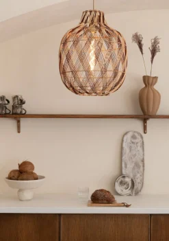 Hanglampen|Hanglampen-Good&Mojo Mendoza Hanglamp Natural, Brown