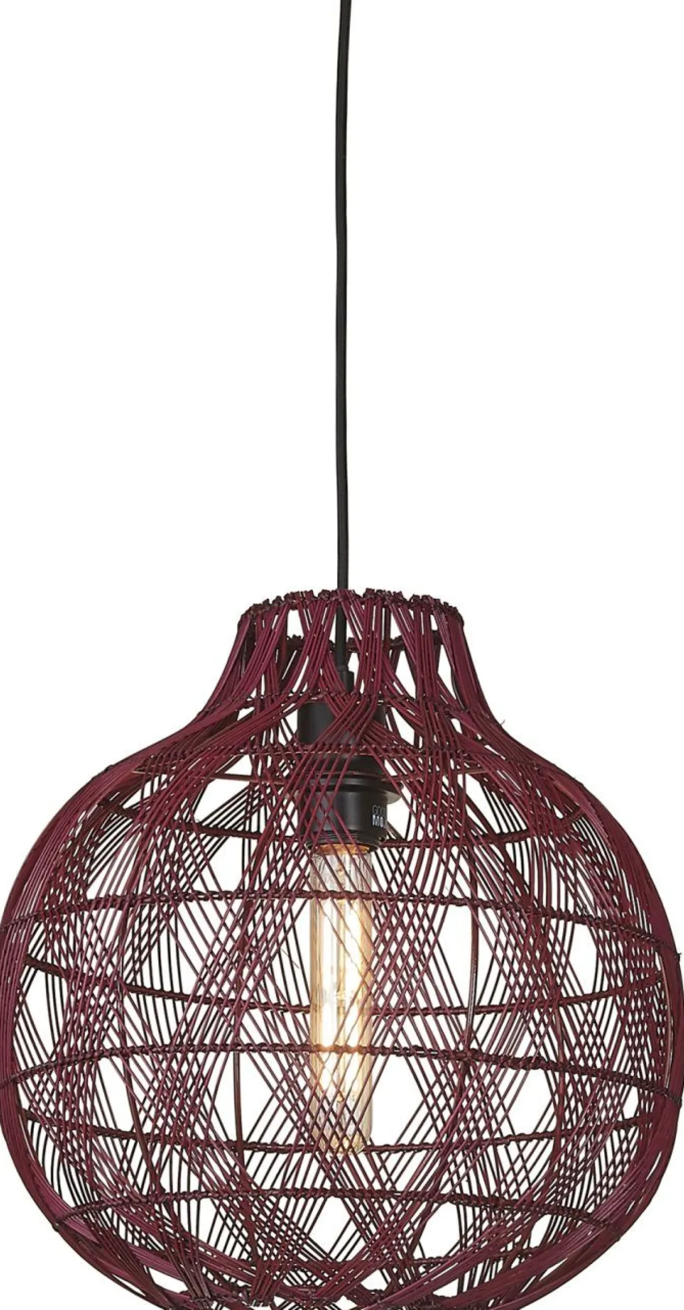 Hanglampen|Hanglampen-Good&Mojo Mendoza Hanglamp Burgundy