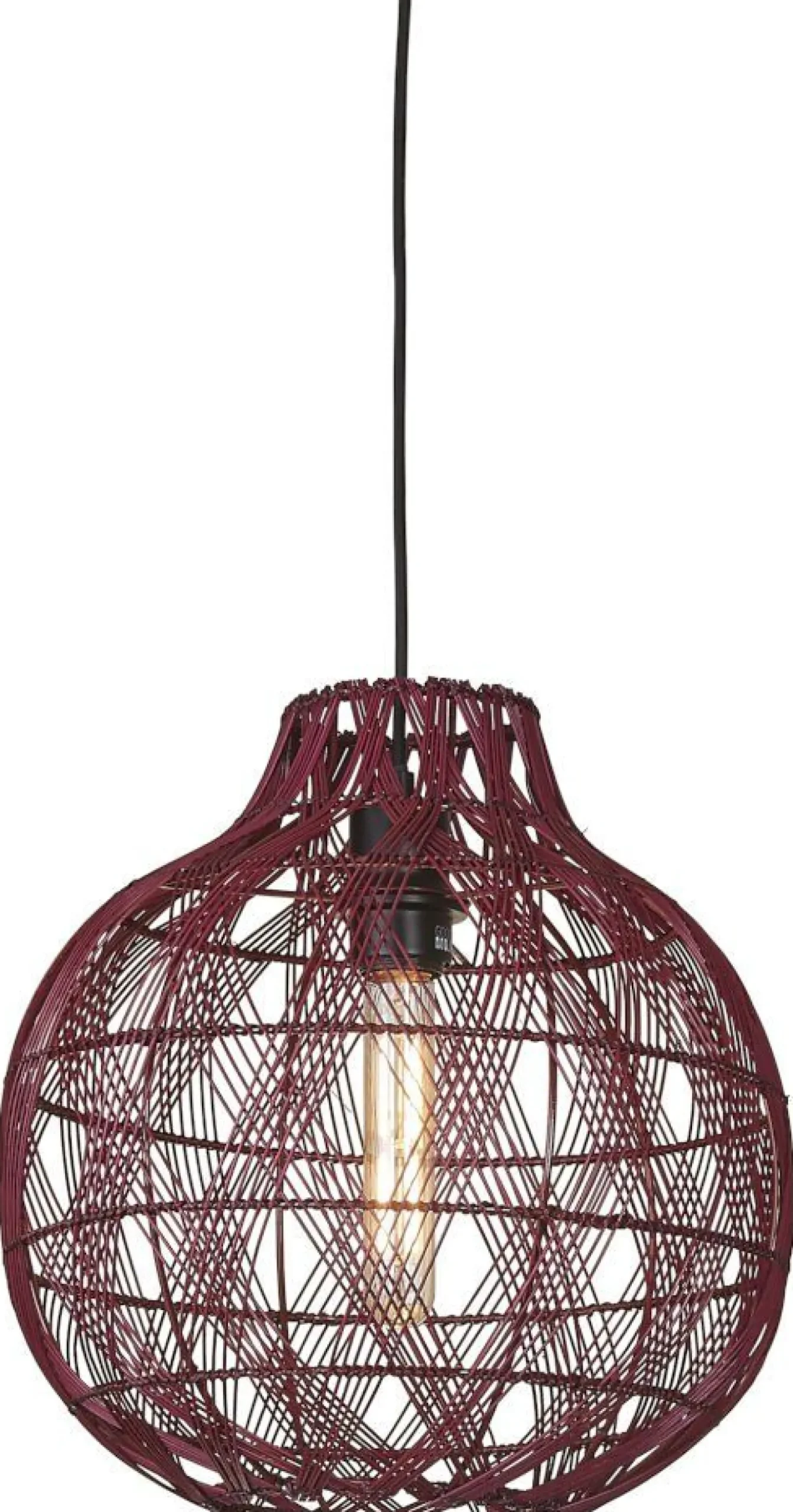 Hanglampen|Hanglampen-Good&Mojo Mendoza Hanglamp Burgundy