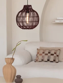 Hanglampen|Hanglampen-Good&Mojo Mendoza Hanglamp Burgundy