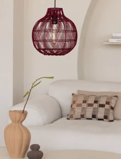 Hanglampen|Hanglampen-Good&Mojo Mendoza Hanglamp Burgundy