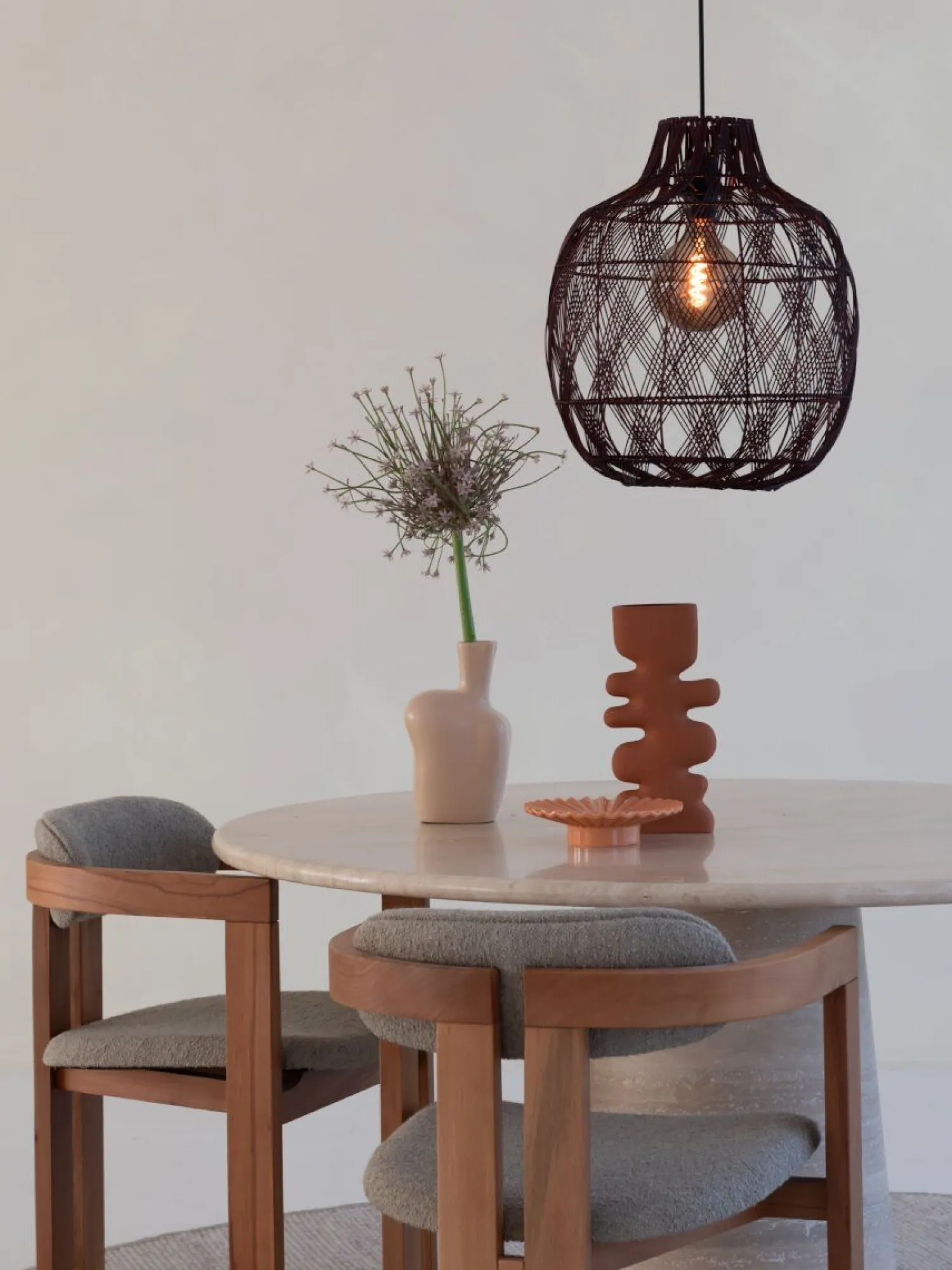 Hanglampen|Hanglampen-Good&Mojo Mendoza Hanglamp Burgundy