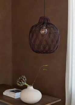 Hanglampen|Hanglampen-Good&Mojo Mendoza Hanglamp Burgundy