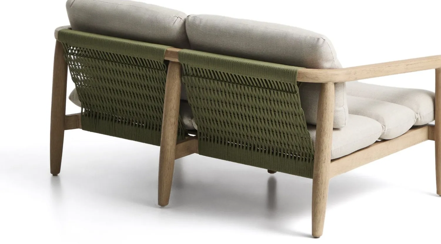Tuinbanken-Kave Home Menfi Tuinbank Beige, Groen