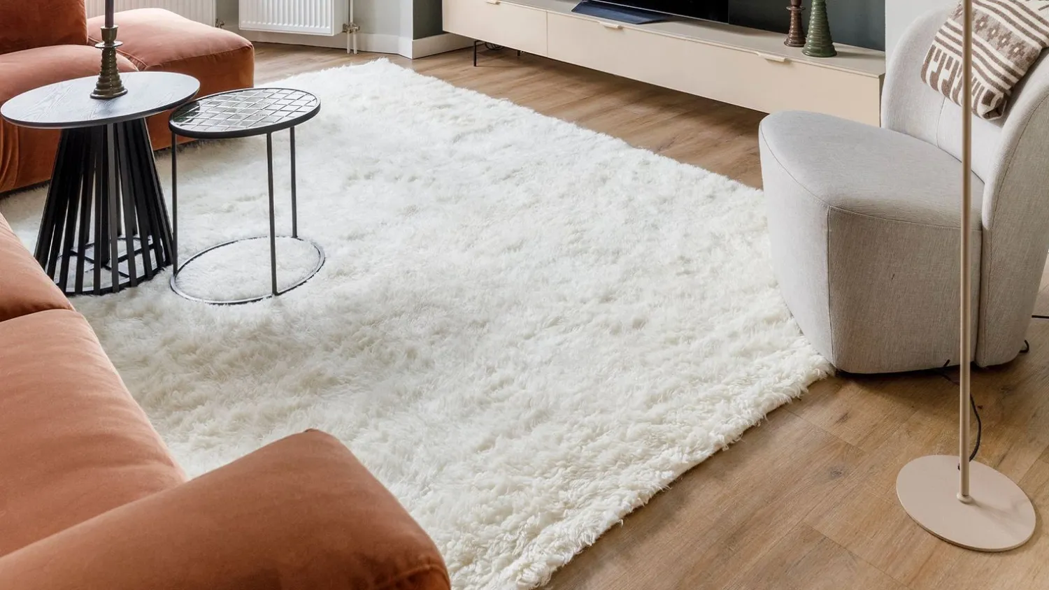 Vloerkleden|Rechthoekige Vloerkleden-Brinker Carpets Merano Vloerkleed White