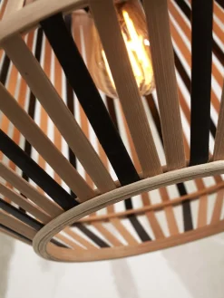 Hanglampen|Hanglampen-Good&Mojo Merapi Hanglamp Natural, Black