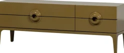 Tv-Meubels-WOOOD Merge Tv-meubel Honinggeel