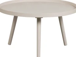 Ronde Bijzettafels-WOOOD Mesa Beige Bijzettafel Antique Beige
