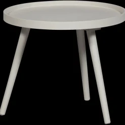 Houten Bijzettafels|Ronde Bijzettafels-WOOOD Mesa Bijzettafel Sand