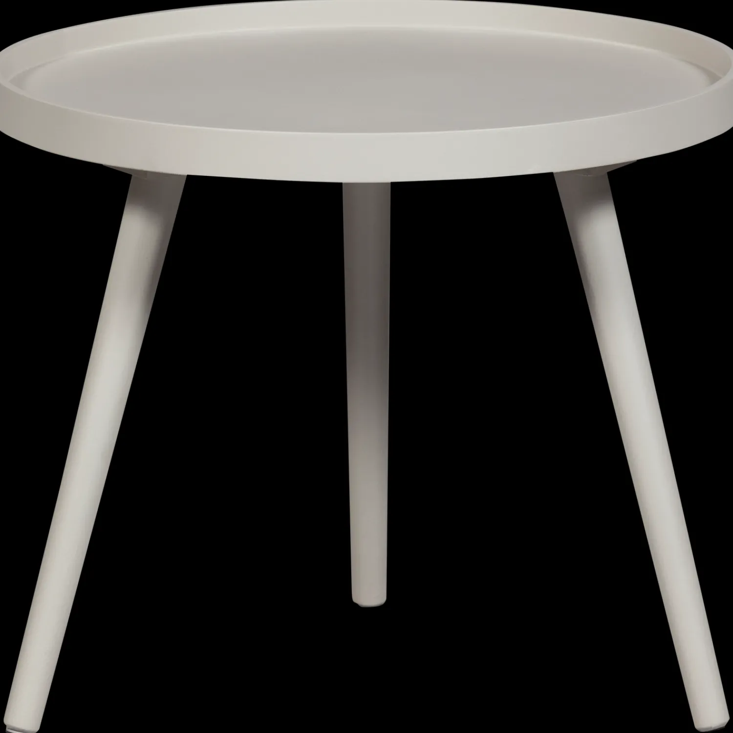 Houten Bijzettafels|Ronde Bijzettafels-WOOOD Mesa Bijzettafel Sand