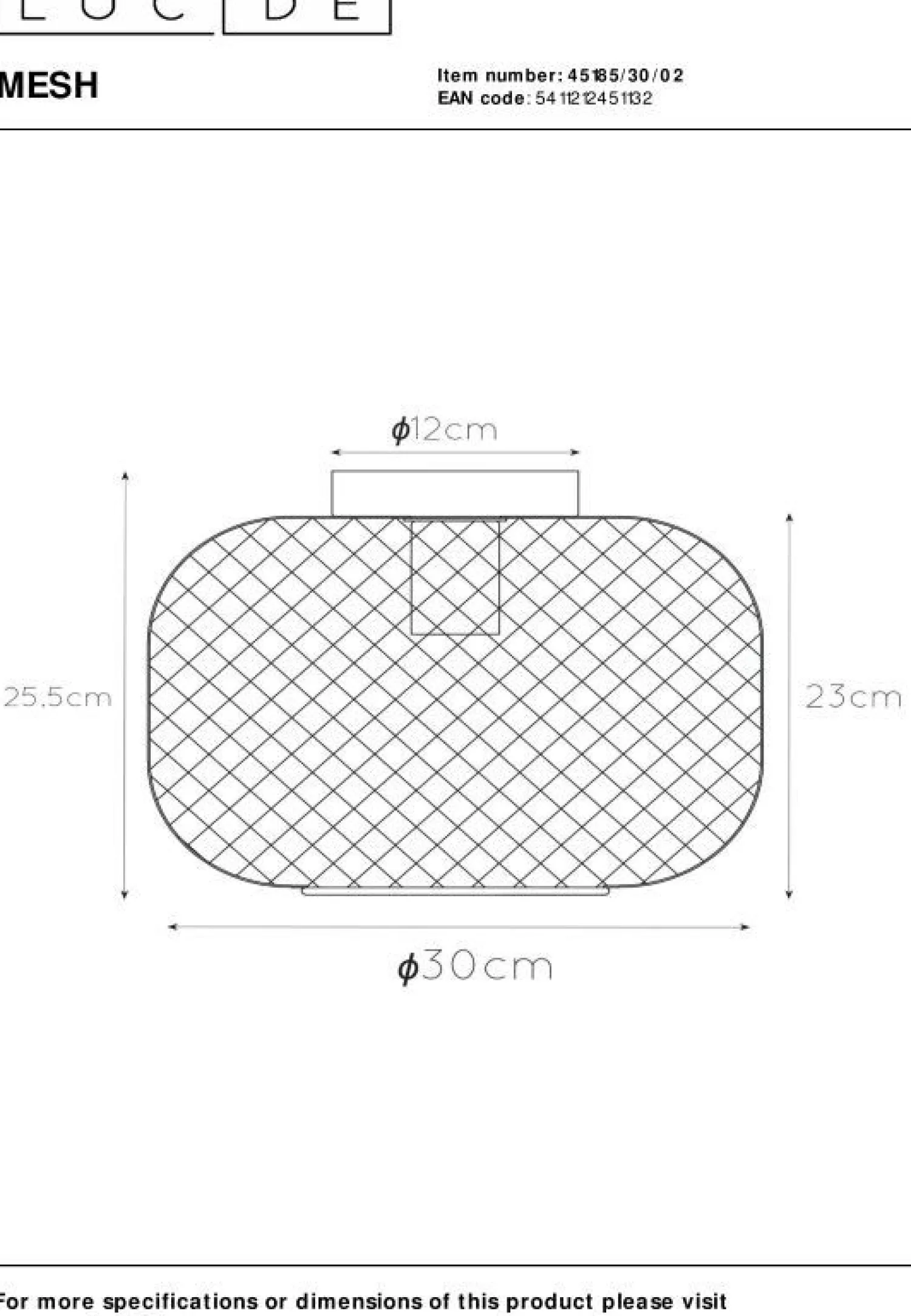 Plafondlampen|Plafondlampen-Lucide Mesh Plafondlamp Goud