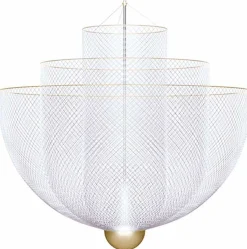 Moderne Hanglampen|Moderne Hanglampen-Moooi Meshmatics Hanglamp naturel