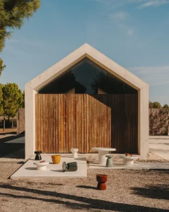 Tuintafels|Ronde Bijzettafels-Kave Home Mesquida Bijzettafel Bruin, Terracotta