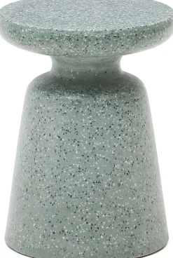 Tuintafels-Kave Home Mesquida Terrazzo Bijzettafel Groen
