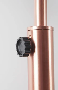 Vloerlampen|Vloerlampen-Zuiver Metal Bow Vloerlamp Copper