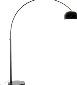 Moderne Vloerlampen|Vloerlampen-Zuiver Metal Bow Vloerlamp Black