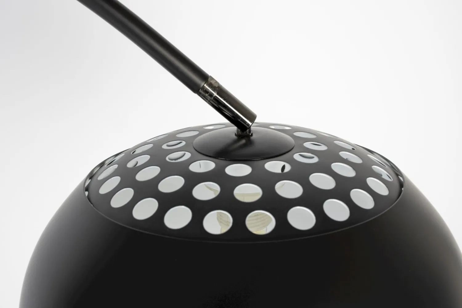 Moderne Vloerlampen|Vloerlampen-Zuiver Metal Bow Vloerlamp Black