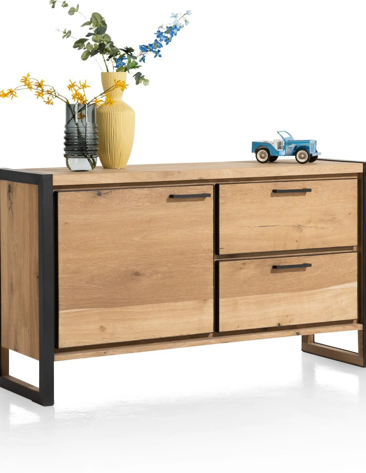 Dressoirs-Henders en Hazel Metalo Dressoir Railway brown