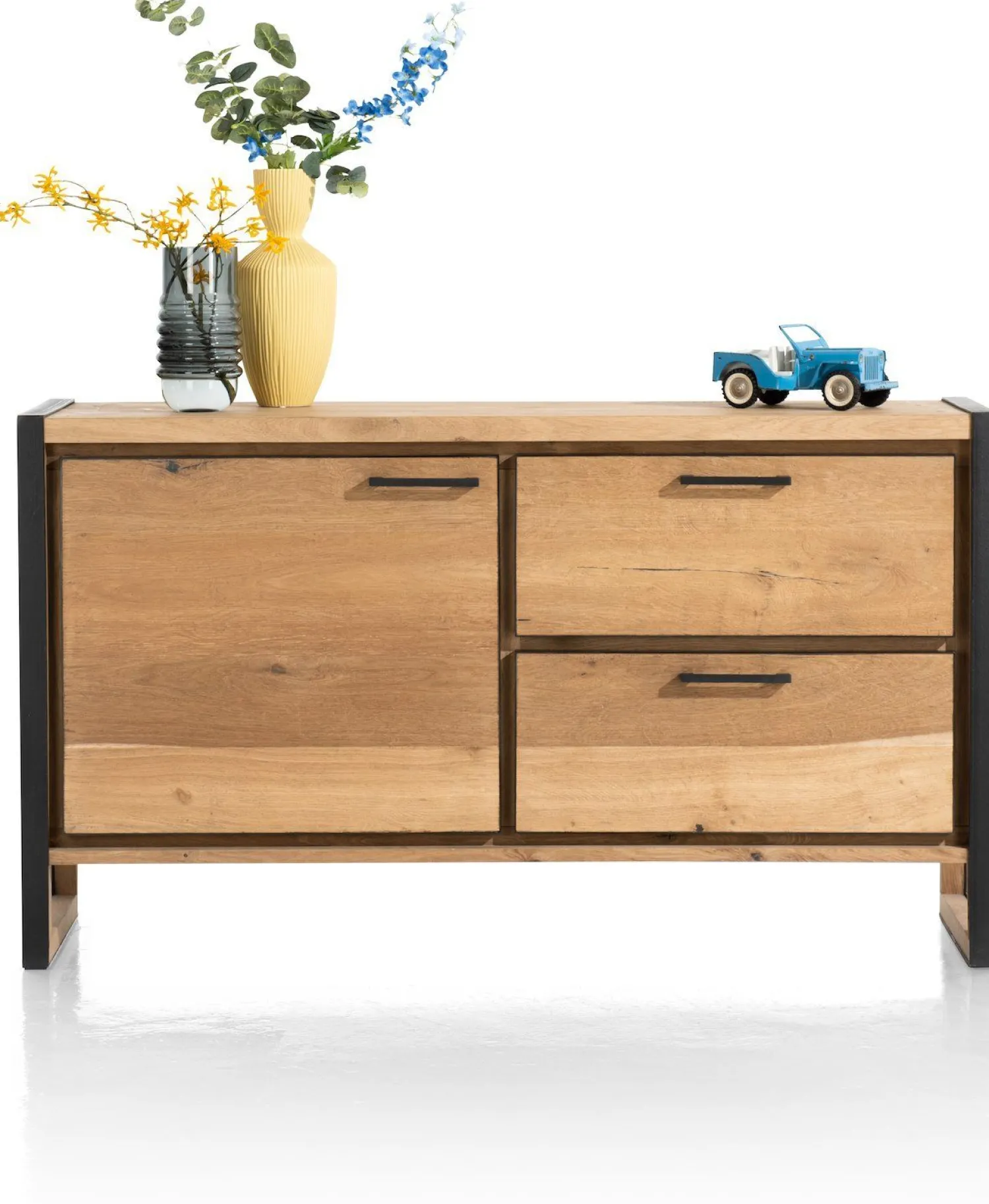 Dressoirs-Henders en Hazel Metalo Dressoir Railway brown