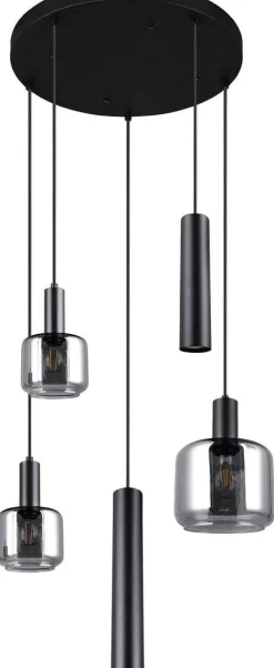 Hanglampen|Hanglampen-Trendhopper Metaro Hanglamp Zwart
