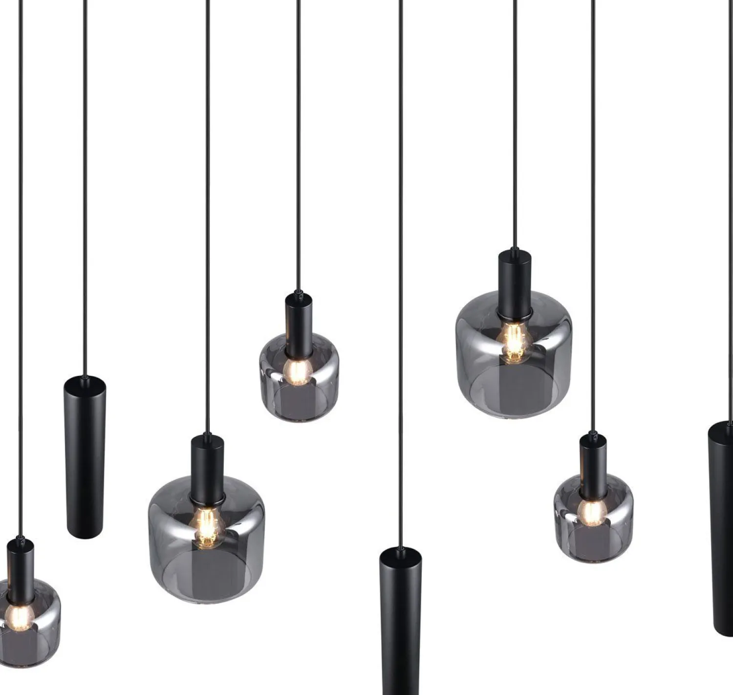 Hanglampen|Hanglampen-Trendhopper Metaro Hanglamp Zwart