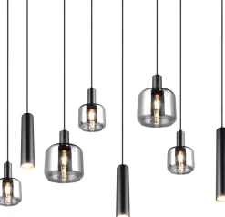 Hanglampen|Hanglampen-Trendhopper Metaro Hanglamp Zwart