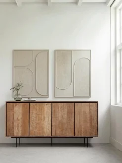 Dressoirs-DTP Home Metropole Dressoir Bruin, Zwart