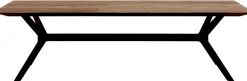 Houten Salontafels-DTP Home Metropole Salontafel Naturel, Zwart
