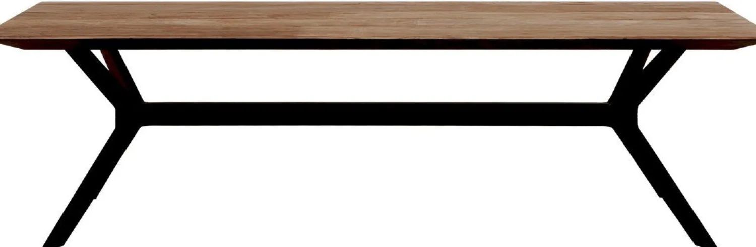 Houten Salontafels-DTP Home Metropole Salontafel Naturel, Zwart