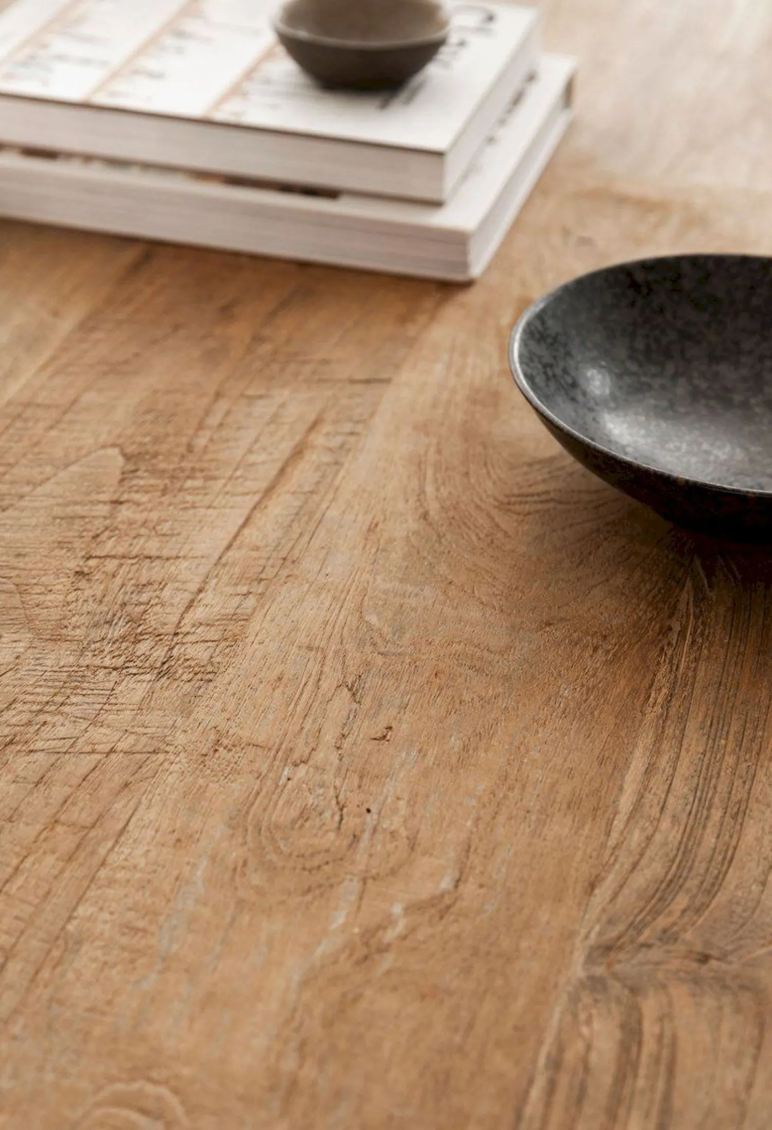 Houten Salontafels-DTP Home Metropole Salontafel Naturel, Zwart