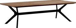 Houten Salontafels-DTP Home Metropole Salontafel Naturel, Zwart