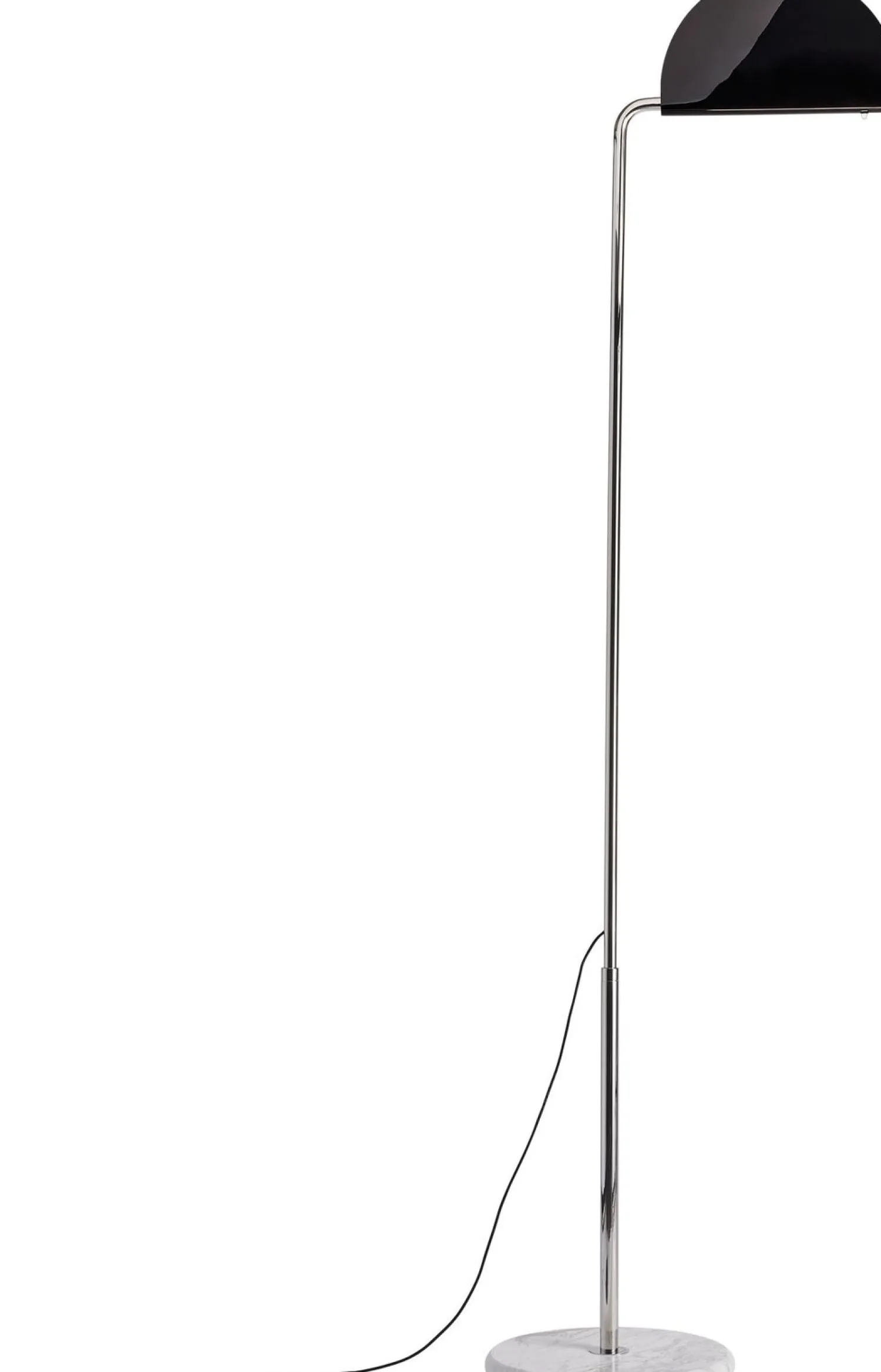 Moderne Vloerlampen|Vloerlampen-Eijerkamp Collectie Mezzaluna Vloerlamp Zwart