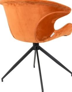Eetkamerstoelen Met Armleuning-Zuiver Mia (set van 2) Eetkamerstoel Orange