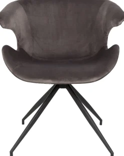 Eetkamerstoelen Met Armleuning-Zuiver Mia (set van 2) Eetkamerstoel Grey