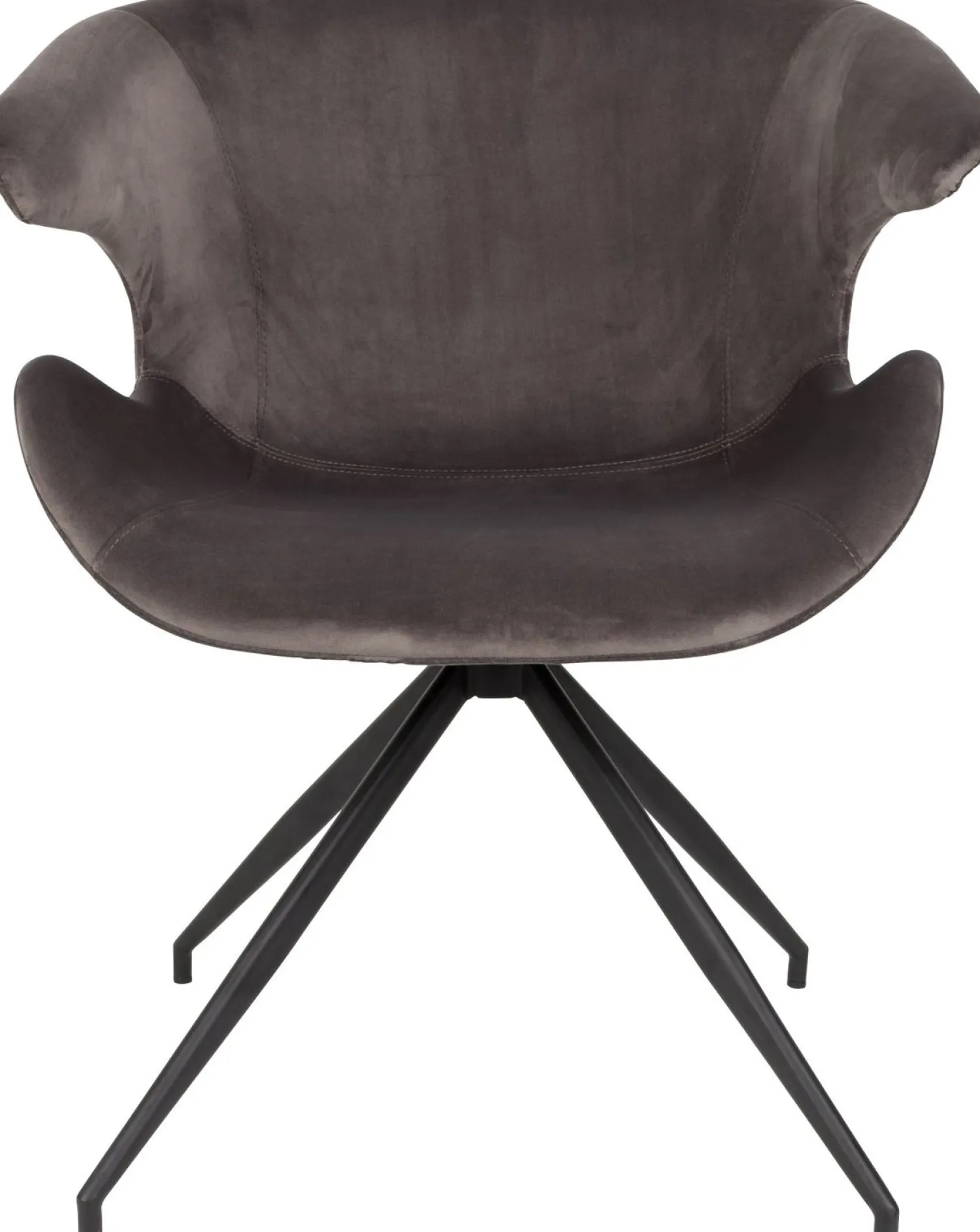 Eetkamerstoelen Met Armleuning-Zuiver Mia (set van 2) Eetkamerstoel Grey