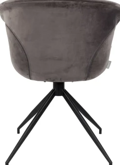 Eetkamerstoelen Met Armleuning-Zuiver Mia (set van 2) Eetkamerstoel Grey