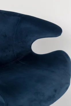 Eetkamerstoelen Met Armleuning-Zuiver Mia (set van 2) Eetkamerstoel Blue