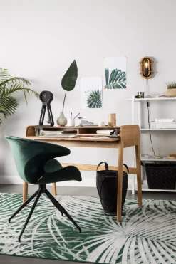 Eetkamerstoelen Met Armleuning-Zuiver Mia (set van 2) Eetkamerstoel Green