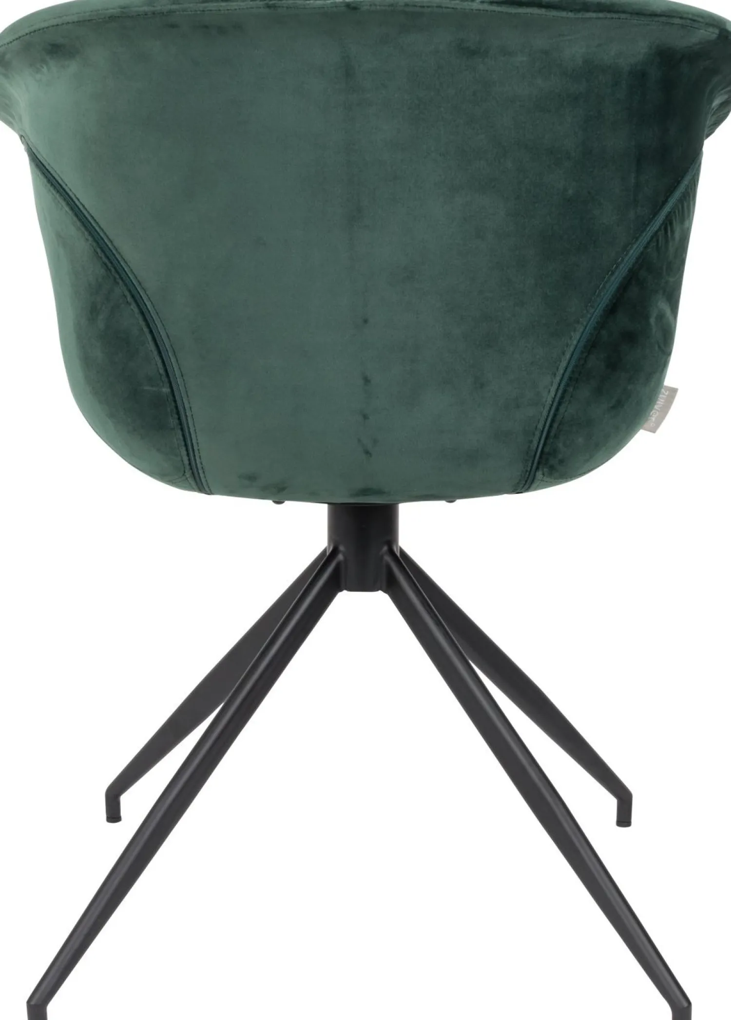 Eetkamerstoelen Met Armleuning-Zuiver Mia (set van 2) Eetkamerstoel Green